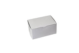 White - 1 Pc. Cake Box - 8 x 5-1/2 x 4"