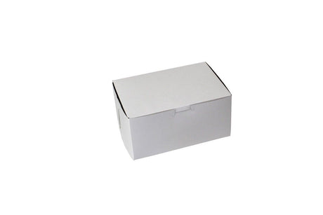 White - 1 Pc. Cake Box - 8 x 5-1/2 x 4"