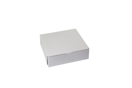 White - 1 Pc. Cake Box - 8 x 8 x 2-1/2"