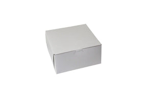 White - Cupcake Box - 8 x 8 x 4"