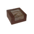 Cocoa - Window Cupcake/Bakery Box - 8 x 8 x 4"