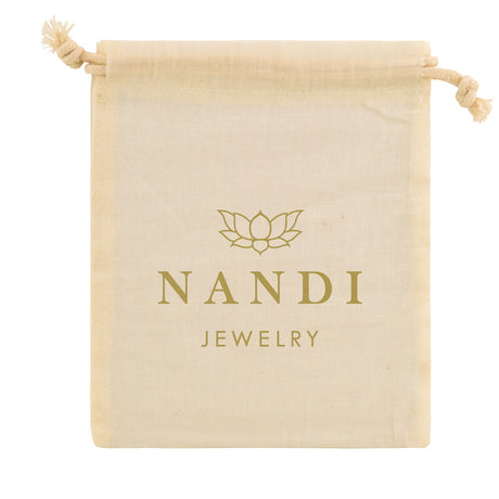 Natural Cotton Drawstring Pouches - 5 x 6"