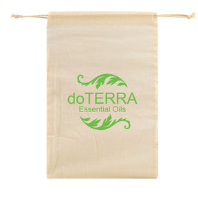 Natural Cotton Drawstring Pouches - 8 x 12"