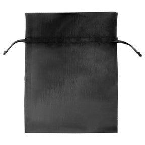 Black - Flat Organza Bag - 5 x 7"