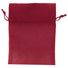 Burgundy - Flat Organza Bag - 5 x 6-1/2"