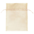 Ivory - Flat Organza Bag - 5 x 6-1/2"