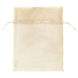 Ivory - Flat Organza Bag - 5 x 6-1/2"