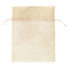 Ivory - Flat Organza Bag - 5 x 7"
