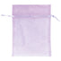 Lavender - Flat Organza Bag - 5 x 7"