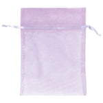 Lavender - Flat Organza Bag - 5 x 7"