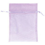 Lavender - Flat Organza Bag - 5 x 7"