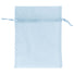 Light Blue - Flat Organza Bag - 5 x 6-1/2"