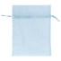 Light Blue - Flat Organza Bag - 5 x 7"