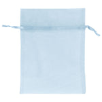 Light Blue - Flat Organza Bag - 5 x 7"