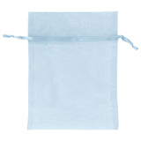Light Blue - Flat Organza Bag - 5 x 7"