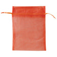 Orange - Flat Organza Bag - 5 x 6-1/2"