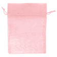Pink - Flat Organza Bag - 5 x 6-1/2"