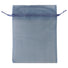 Smoke Blue - Flat Organza Bag - 5 x 6-1/2"