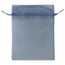 Smoke Blue - Flat Organza Bag - 5 x 6-1/2"