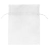 White - Flat Organza Bag - 5 x 6-1/2"