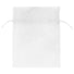 White - Flat Organza Bag - 5 x 7"