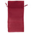 Burgundy - Flat Organza Bag - 6 x 10"