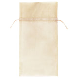 Ivory - Flat Organza Bag - 6 x 10"