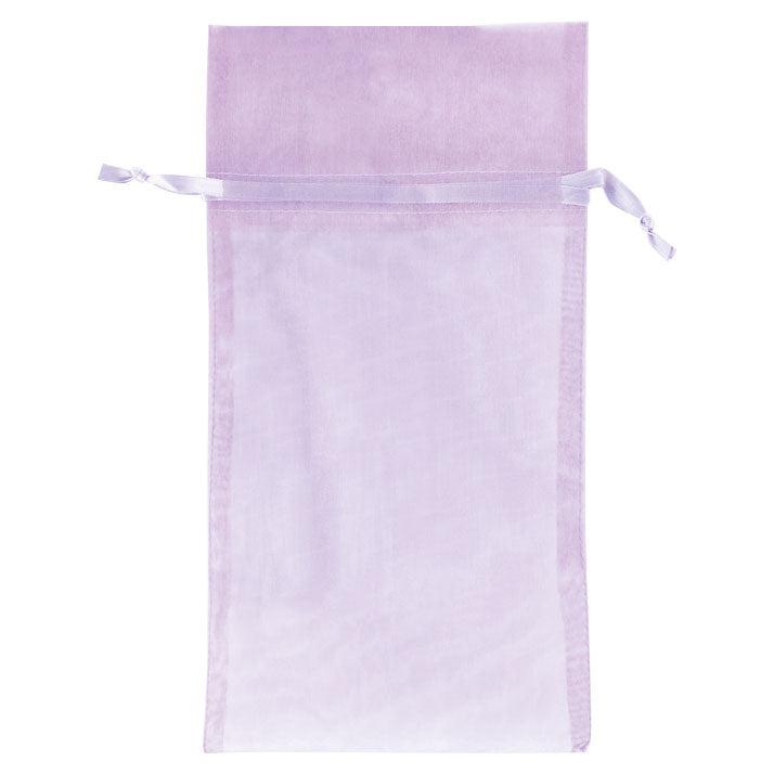 Lavender - Flat Organza Bag - 5-1/2 x 9"