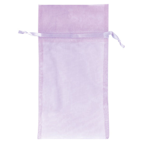 Lavender - Flat Organza Bag - 5-1/2 x 9"