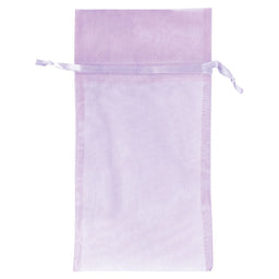 Lavender - Flat Organza Bag - 6 x 10"
