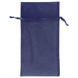 Navy - Flat Organza Bag - 6 x 10"