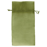 Olive - Flat Organza Bag - 5-1/2 x 9"