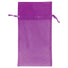 Plum - Flat Organza Bag - 6 x 10"