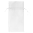White - Flat Organza Bag - 6 x 10"