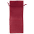 Burgundy - Flat Organza Wine Bag -  6-1/2 x 15"