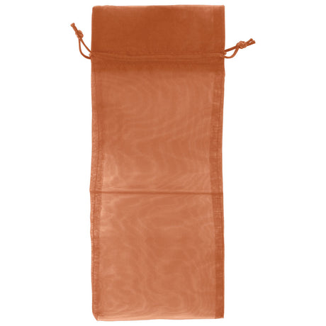 Copper - Flat Organza Wine Bag - 6 x 14"