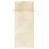 Ivory - Flat Organza Wine Bag - 6 x 14"