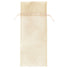 Ivory - Flat Organza Wine Bag -  6-1/2 x 15"
