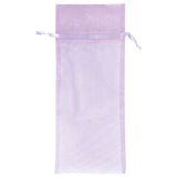 Lavender - Flat Organza Wine Bag - 6 x 14"