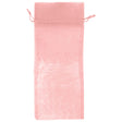 Mauve - Flat Organza Wine Bag - 6 x 14"