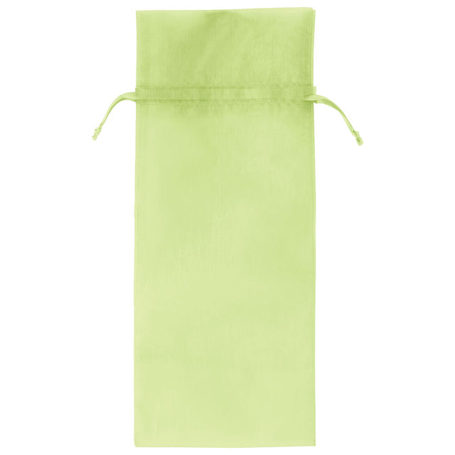 Mint - Flat Organza Wine Bag - 6 x 14"
