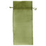 Moss - Flat Organza Wine Bag -  6-1/2 x 15"