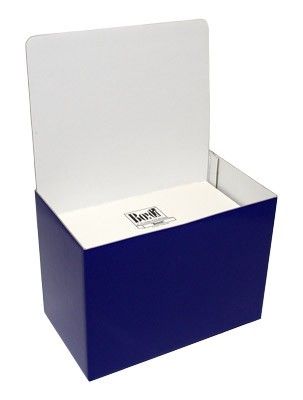 White - Basket Box Bench (With Back) - 8 x 5-1/4 x 13"