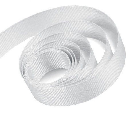 White - Sparkle Sky Ribbon - 5/8" x 25 Yards