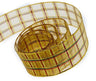 Gold - Crysty Ribbon - 1-1/2" x 25 Yards
