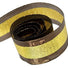 Brown / Gold - Glitz Ribbon - 1-1/2" x 50 Yards