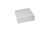 White - 1 Pc. Cake Box - 9 x 9 x 3"