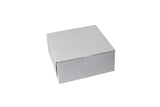 White - 1 Pc. Cake Box - 9 x 9 x 4"