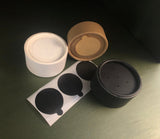 1 ounce / 30 g Shallow Paper Shaker Jar