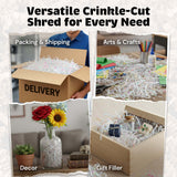10lb White Iridescent Crinkle Paper